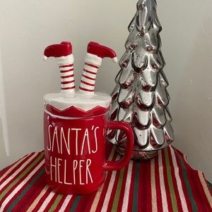 Rae Dunn SANTA’S HELPER Christmas Mug